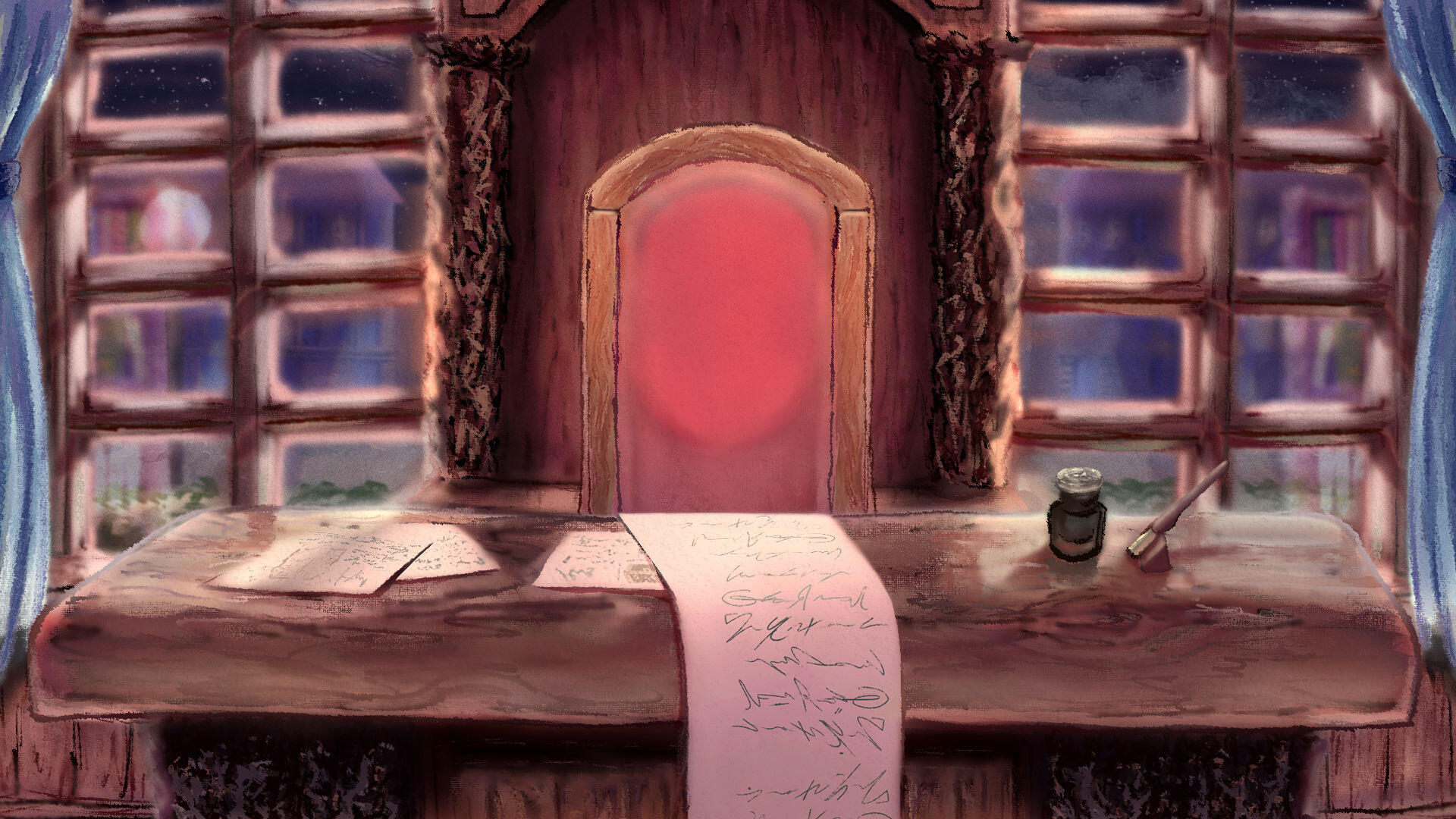 Twitch Background Commission - KeynLocke (Night)