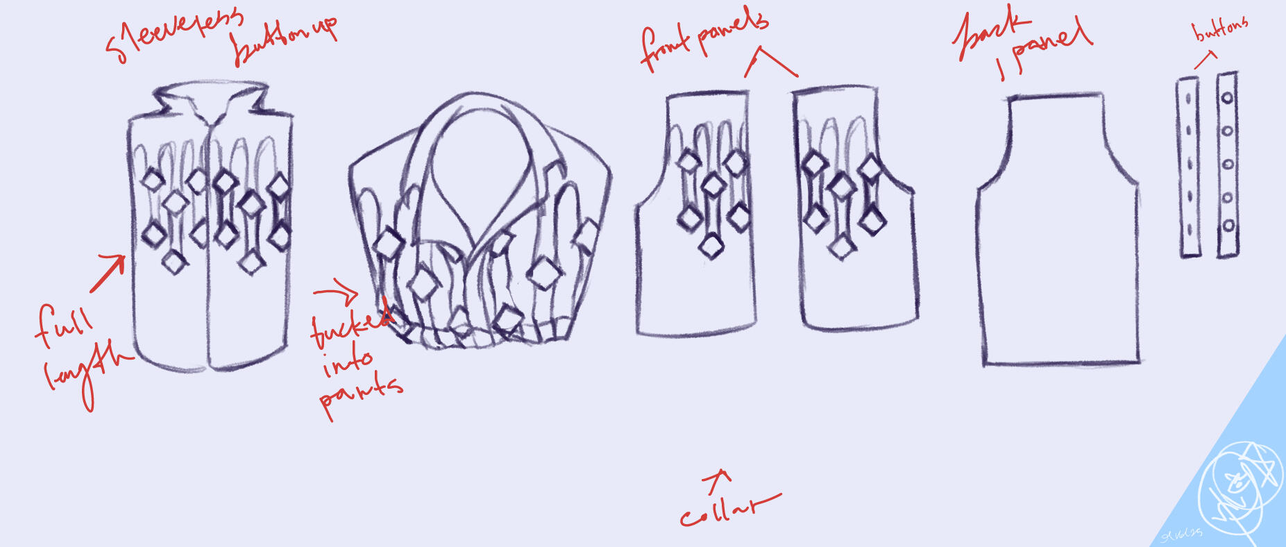 Self Insert OC - Shirt Pattern